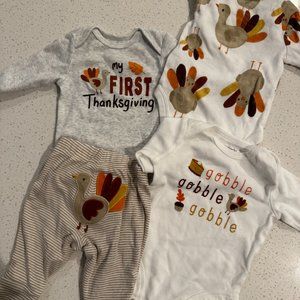 Carter's Thanksgiving 4 piece set